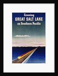 Crossing Great Salt Lake on Southern Pacific by Haines Hall