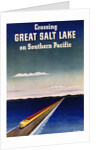 Crossing Great Salt Lake on Southern Pacific by Haines Hall