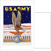 U.S. Army, at Home Abroad Recruitment Poster by Tom Woodburn