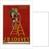 J.B. Louvet Bicycles Poster by D'Apres Mich