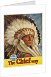 The Chief Way Santa Fe Railway Poster by Anonymous