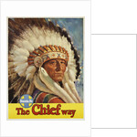 The Chief Way Santa Fe Railway Poster by Anonymous