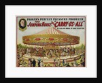 The Jumping Horse "Carry-Us-All" Carnival Poster by Anonymous