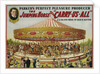The Jumping Horse "Carry-Us-All" Carnival Poster by Anonymous