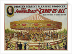 The Jumping Horse "Carry-Us-All" Carnival Poster by Anonymous