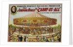 The Jumping Horse "Carry-Us-All" Carnival Poster by Anonymous