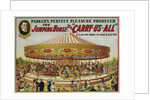 The Jumping Horse "Carry-Us-All" Carnival Poster by Anonymous