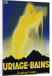 Uriage les Bains Hot Spings Poster by Gaston Gorde