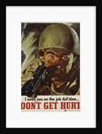 I Need You On the Job Full Time - Don't Get Hurt Poster by Margy Morse Meyers