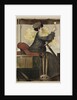Poster with Woman in Vintage Automobile Holding Up Sherry Glass by Ramon Casas Carbo