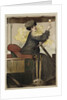 Poster with Woman in Vintage Automobile Holding Up Sherry Glass by Ramon Casas Carbo