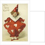 With's Love's Greeting Valentine Postcard by Anonymous