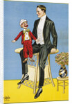Late 19th Century Poster of Ventriloquist and Dummy by Anonymous