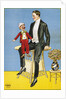 Late 19th Century Poster of Ventriloquist and Dummy by Anonymous