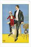 Late 19th Century Poster of Ventriloquist and Dummy by Anonymous