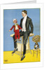 Late 19th Century Poster of Ventriloquist and Dummy by Anonymous
