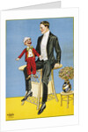 Late 19th Century Poster of Ventriloquist and Dummy by Anonymous