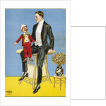 Late 19th Century Poster of Ventriloquist and Dummy by Anonymous