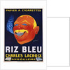 Riz Bleu - Charles Lacroix Cigarette Paper Advertisement Poster by Galicello