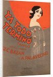 Ya Todo Termino Tango Music Sheet Cover by Leopoldo Metlicovitz