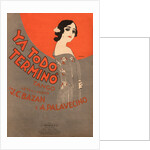 Ya Todo Termino Tango Music Sheet Cover by Leopoldo Metlicovitz