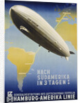 Nach Sudamerika in 3 Tagen! Poster by Ottomar Anton