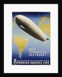 Nach Sudamerika in 3 Tagen! Poster by Ottomar Anton