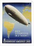 Nach Sudamerika in 3 Tagen! Poster by Ottomar Anton