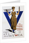 For Every Fighter a Woman Worker War Effort Poster by Adolph Triedler