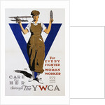 For Every Fighter a Woman Worker War Effort Poster by Adolph Triedler