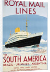 Royal Mail Lines to South America Poster by Jarvis
