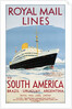 Royal Mail Lines to South America Poster by Jarvis