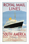 Royal Mail Lines to South America Poster by Jarvis