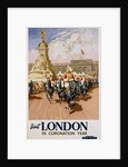 Visit London in Coronation Year Poster by Anonymous