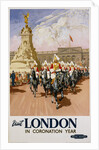 Visit London in Coronation Year Poster by Anonymous