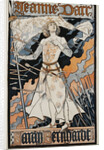 Jeanne D'Arc - Sarah Bernhardt Theater Poster by Eugene Grasset