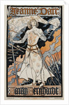 Jeanne D'Arc - Sarah Bernhardt Theater Poster by Eugene Grasset