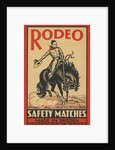 Rodeo Safety Matches Illustration by Anonymous