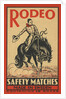 Rodeo Safety Matches Illustration by Anonymous