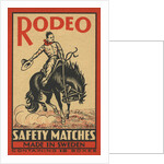 Rodeo Safety Matches Illustration by Anonymous