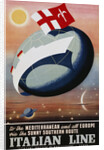 Italian Line Poster by Alda Sassi