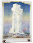 Old Faithful Geyser at Yellowstone Park Poster by Anonymous
