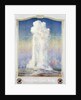 Old Faithful Geyser at Yellowstone Park Poster by Anonymous
