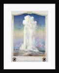 Old Faithful Geyser at Yellowstone Park Poster by Anonymous