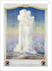 Old Faithful Geyser at Yellowstone Park Poster by Anonymous