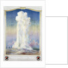 Old Faithful Geyser at Yellowstone Park Poster by Anonymous