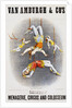 Van Amburgh and Co's Menagerie, Circus and Colosseum Poster with Male and Female Trapeze Artists by Anonymous