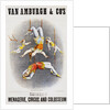 Van Amburgh and Co's Menagerie, Circus and Colosseum Poster with Male and Female Trapeze Artists by Anonymous