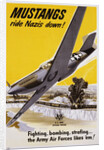 Mustangs Ride Nazis Down! Poster by Anonymous