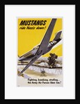 Mustangs Ride Nazis Down! Poster by Anonymous